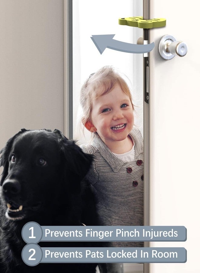 Potency Door Pinch Guard （4 Pack） Baby Door Slam Stopper, Soft Foam Door Stopper. Prevents Finger Pinch Injuries, Slamming Doors, and Child or Pet from Getting Locked in Room - Image 5