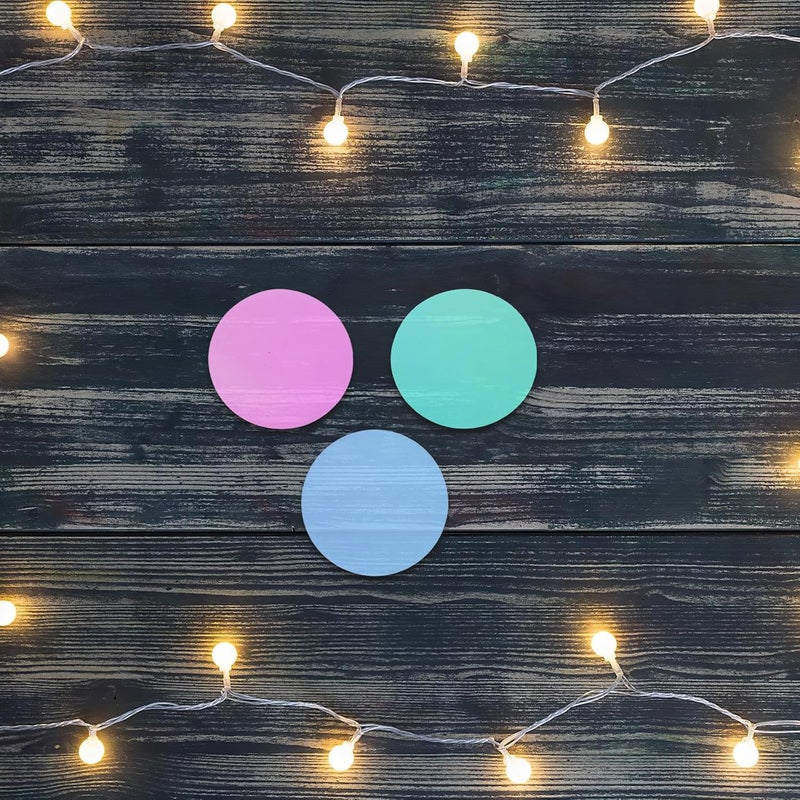50pcs Colored Gel Filters for Lights: Lighting Filter Sheets - 52mm Round Ambient Lighting Tint Stickers - Light Blocking Film for Soft Glow Red - Image 5