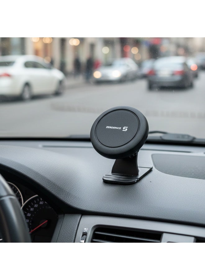 زيروسبيس حامل هاتف مغناطيسي للوحة القيادة في السيارة، حامل مغناطيسي قوي مع دوران 360 درجة، حامل هاتف عالمي لأجهزة iPhone وAndroid - ZH978 - Image 2