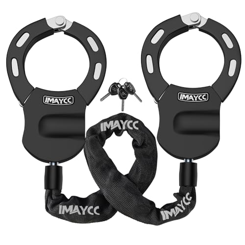 IMAYCC Scooter Locks Anti Theft,Bike Chain Lock with Key,Electric Scooter Lock Anti Theft for Segway,Ninebot and Bicycle Lock Cable Accessories - Image 1