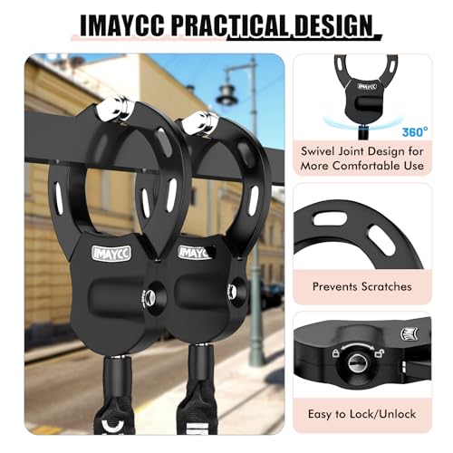 IMAYCC Scooter Locks Anti Theft,Bike Chain Lock with Key,Electric Scooter Lock Anti Theft for Segway,Ninebot and Bicycle Lock Cable Accessories - Image 3