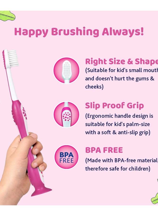 Chicco فرشاة أسنان وردية 3 سنوات - 8 سنوات - Image 5