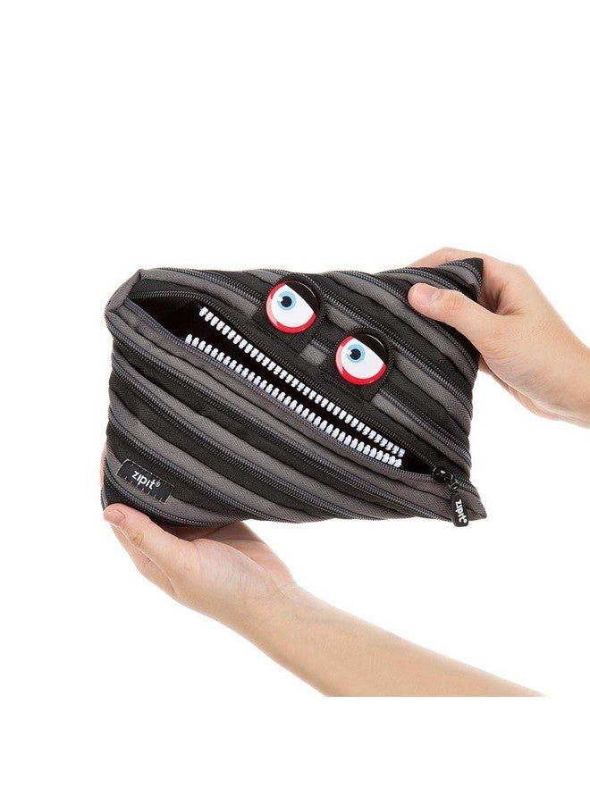 ZIPIT Wildlings Large Pencil Case for Kids | Pencil Pouch for School, College and Office | Pencil Bag for Boys & Girls (Black) - Image 5