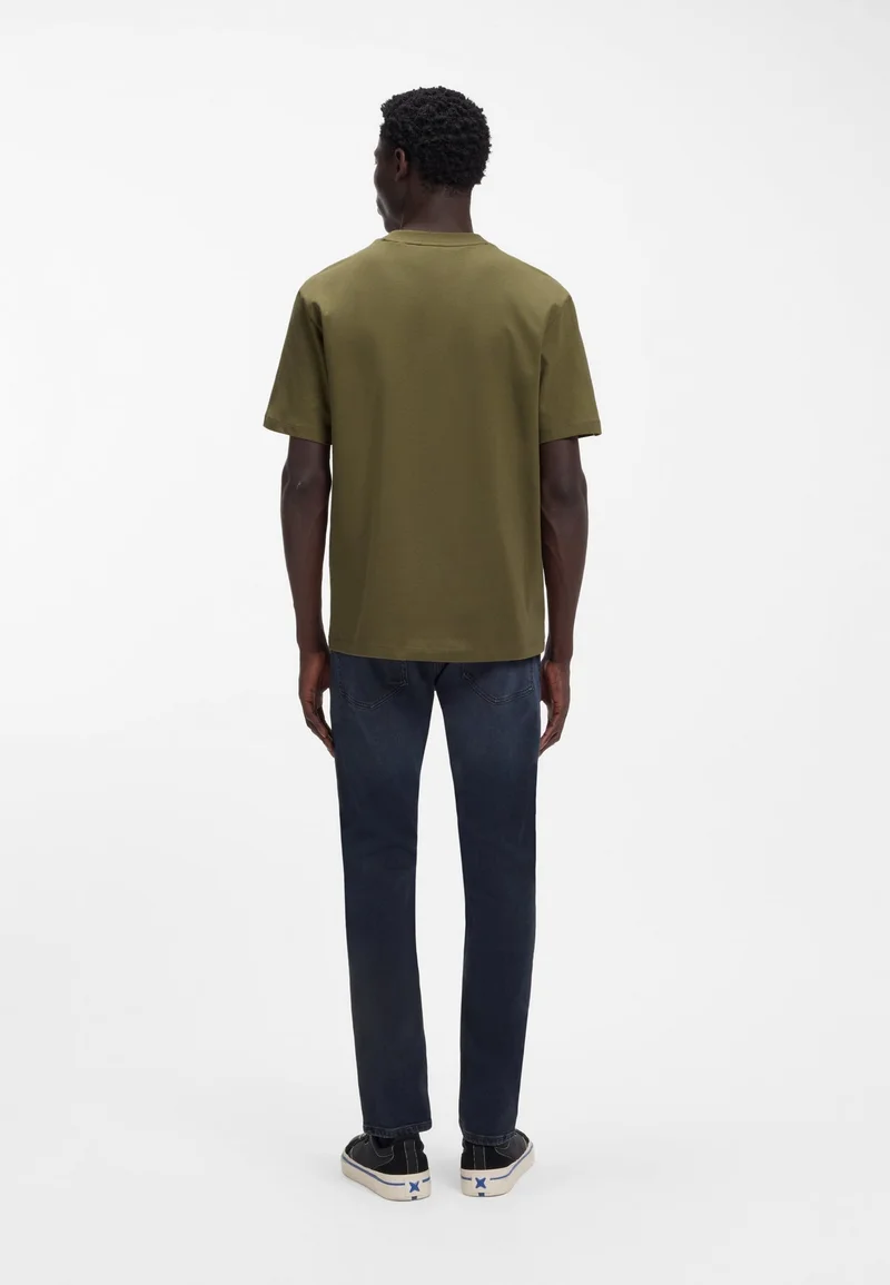 HUGO Relaxed-fit T-shirt in cotton with logo print