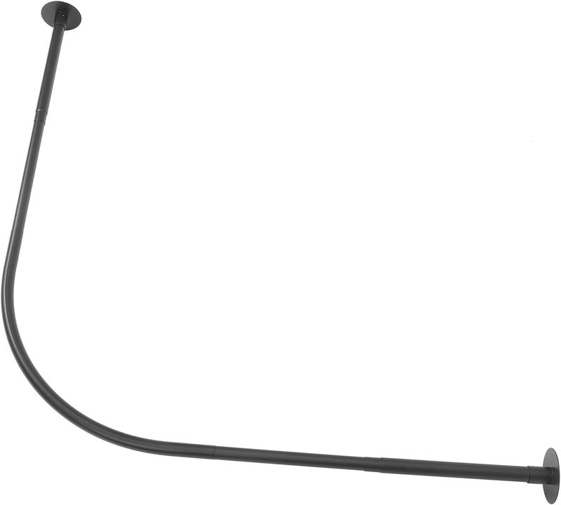 Globally trusted quality DOITOOL Curved Black Adjustable Tension Shower Curtain Rod, Heavy-duty Telescoping Bathroom Hanging Rod, U-shaped L-shape Design for Bathtub and Shower Stall Installation Liquid tight joint Fast shipping within KSA Various fittings Globally engineered build Ready goods scheduled ship Huge price cut Stackable design Global easy assemble picks Odor resistant Durable versatile substance Globally popular elegant design Gulf climate tested upgraded quality Working day delivery service Longevity optimized build Market multi-use trusted quality Ideal for Gulf daily life Global flexible assemble picks Repeated detach compatible build All temp range compatible build New arrival Universal design Big & small space compatible One-time only offer Stable base - Image 1