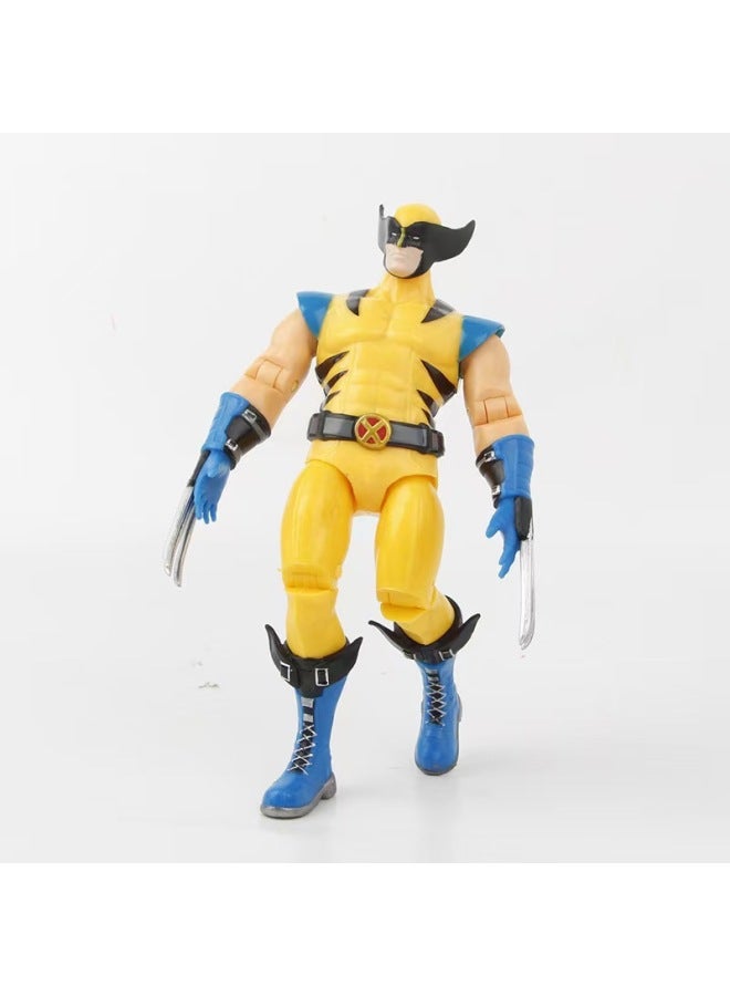 Wolverine And Deadpool Handmade Doll Joint Movable Movie Model Children's Toy Desktop Scene Ornaments-Color:Dead Special-Height:18cm - Image 4
