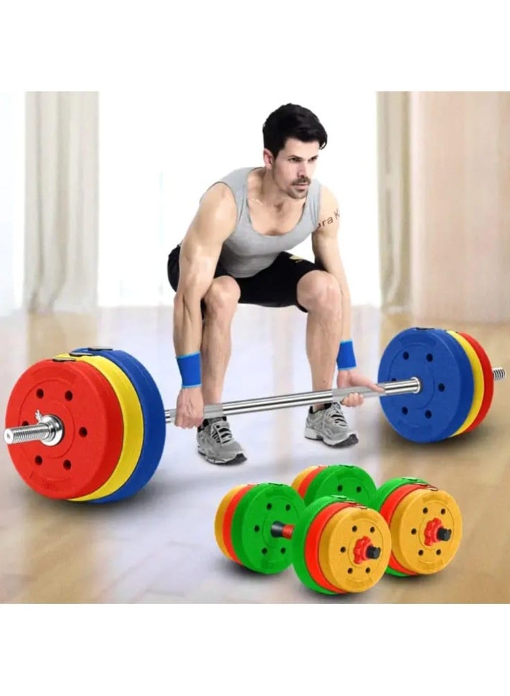 Generic Weight Hoop Round Weight Plate for Strength Training Corrosion Resistant and Non-Slip Weight Plates for Easy Fitness Training 1 Piece (Multicolor) - Image 5