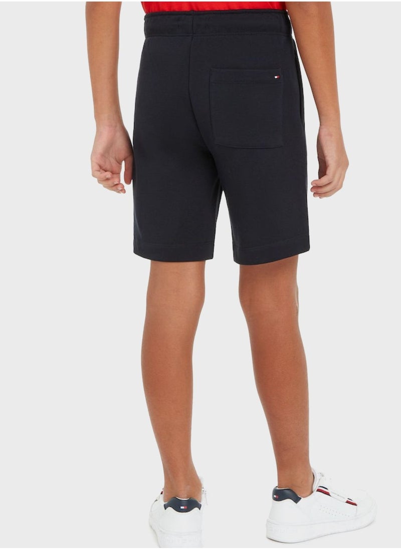 TOMMY HILFIGER Kids Monogram Sweat Shorts  - Image 2