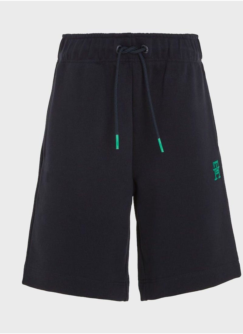 TOMMY HILFIGER Kids Monogram Sweat Shorts  - Image 4