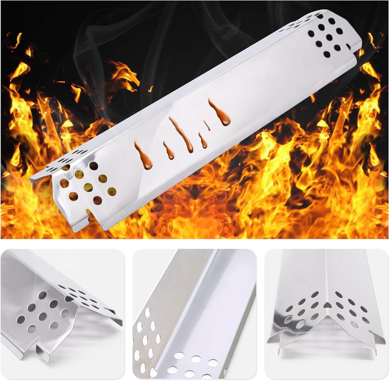 Criditpid Grill Heat Plate Replacement Parts for Home Depot Nexgrill 720-0925S 720-0864 720-0864M, Stainless Steel Grill Heat Tent, Flame Tamer for BBQ PRO 3 Burner 122.20148511, Members Mark 720-0839 - Image 5