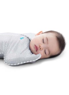 LOVE TO dream Swaddle UP Bamboo Original Grey Dot NB  - Image 2