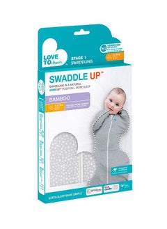 LOVE TO dream Swaddle UP Bamboo Original Grey Dot NB  - Image 3