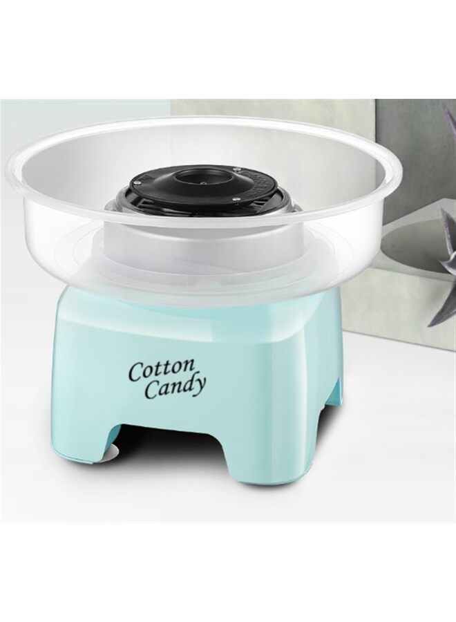 Retro Countertop Cotton Candy Maker, Cotton candy machine for kids home use,Vintage Candy Machine for Hard Candy & Flossing Sugar(Blue) - Image 1