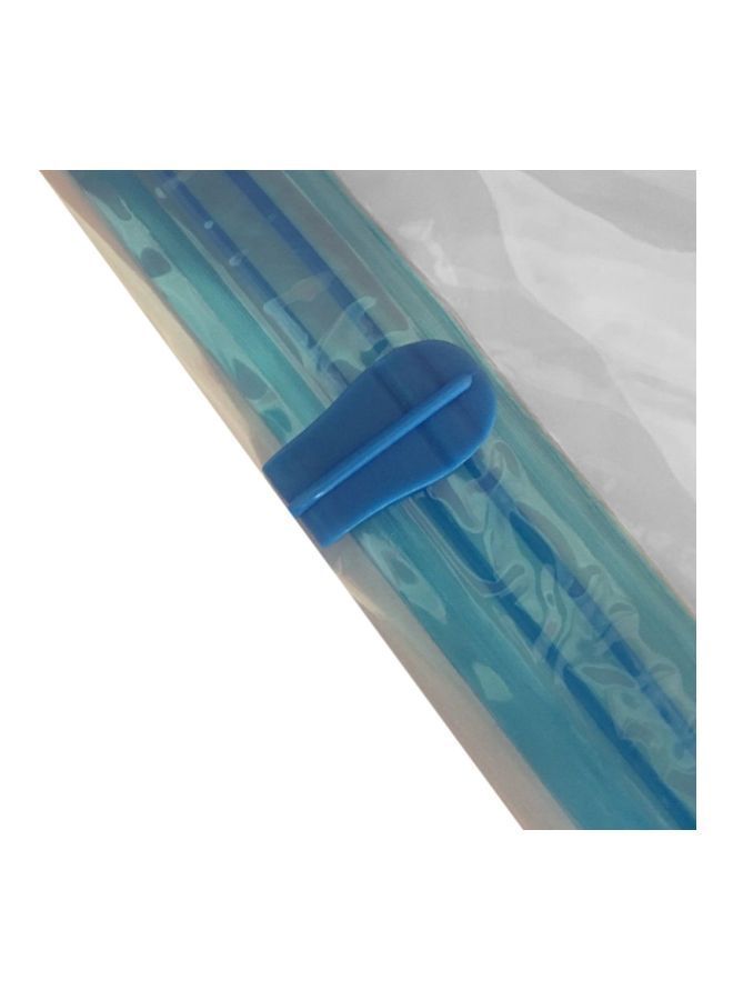 NIBEMINENT Vacuum Compressed Storage Bag Clear/Blue 40x60x0.1centimeter - Image 4