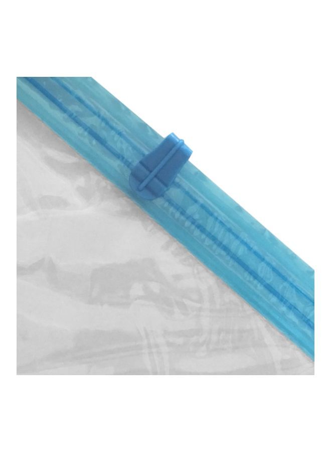NIBEMINENT Vacuum Compressed Storage Bag Clear/Blue 40x60x0.1centimeter - Image 5