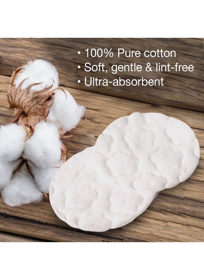 ForPro Professional Collection ForPro Premium Cotton Rounds, 100% Cotton, Non-Tearing, Lint-Free, for Cosmetic, Nail, and Personal Use, 2.25ââ‚¬Â, 600-Count (Pack of 6-100 Cotton Rounds)  - Image 3