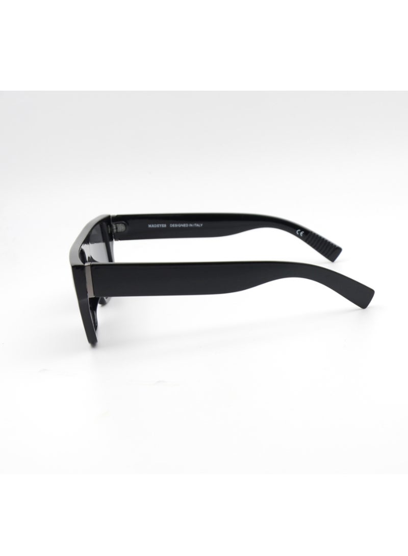 MADEYES نظارات شمسية للرجال حماية من الأشعة فوق البنفسجية EE24P244-1 - سوداء - Image 3