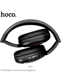 hoco. HOCO W23 Brilliant Sound Foldable Wireless and Wired Headphones with Mic Support TF Card And AUX Mode, Compatible Mobile Phones, Tablets, Laptop and Computer  - Image 1