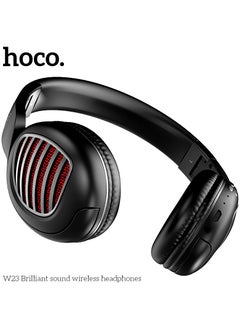 hoco. HOCO W23 Brilliant Sound Foldable Wireless and Wired Headphones with Mic Support TF Card And AUX Mode, Compatible Mobile Phones, Tablets, Laptop and Computer  - Image 2