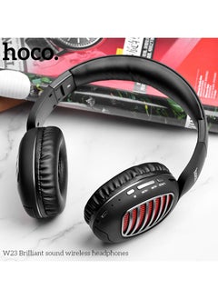 hoco. HOCO W23 Brilliant Sound Foldable Wireless and Wired Headphones with Mic Support TF Card And AUX Mode, Compatible Mobile Phones, Tablets, Laptop and Computer  - Image 3