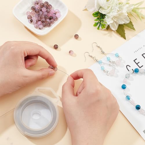 BENECREAT 240-Feet 0.015inch (0.38mm) 7-Strand Bead String Wire Nylon Coated Stainless Steel Wire for Necklace Bracelet Beading Craft Work - Image 3