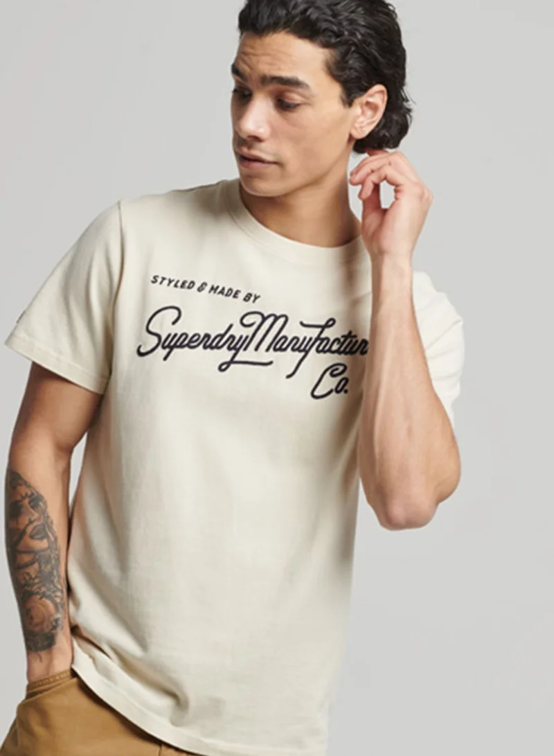Superdry Vintage Script Crew Neck T-Shirt