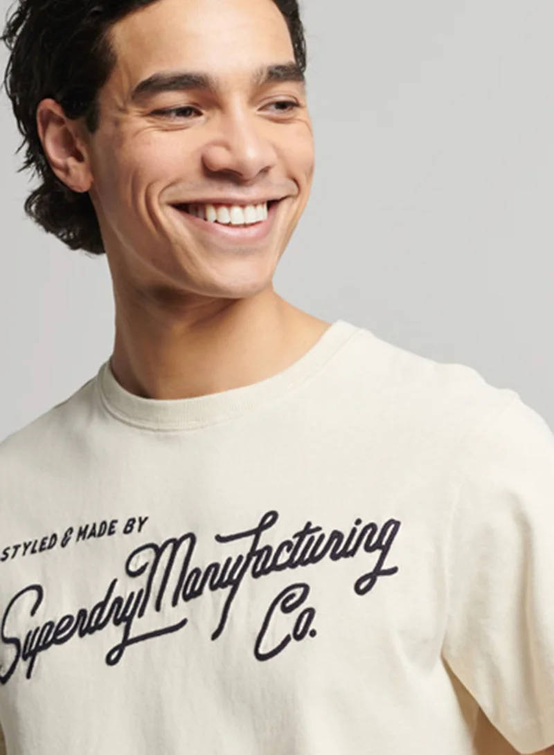 Superdry Vintage Script Crew Neck T-Shirt