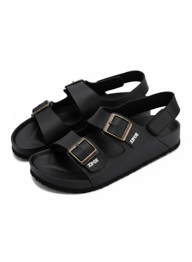 Men's comfortable orthopedic Casual Sandals with double buckle and back strap for summer shoes for everyday walking - Image 2