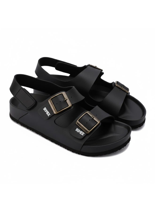 Men's comfortable orthopedic Casual Sandals with double buckle and back strap for summer shoes for everyday walking - Image 3