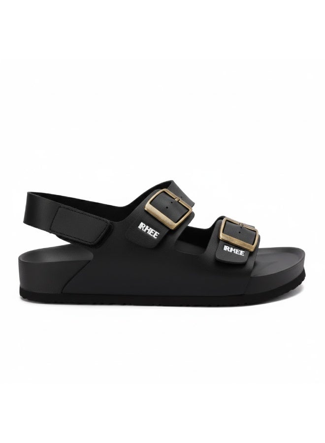 Men's comfortable orthopedic Casual Sandals with double buckle and back strap for summer shoes for everyday walking - Image 4