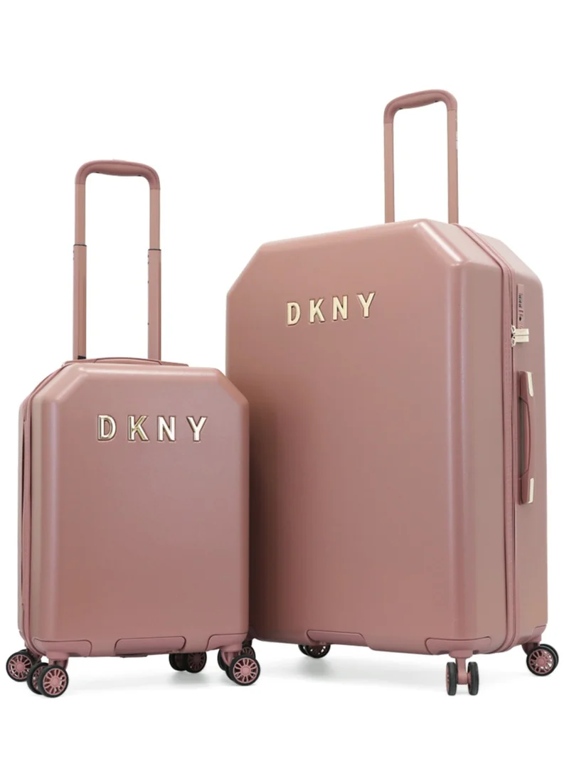 دكني طقم حقائب سفر  قطعتين صلبة بعجلات دوارة