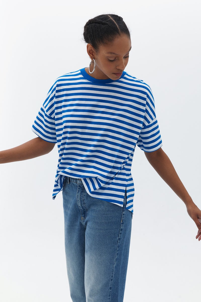 OXXO Ladies Knitted T-SHIRT - Image 1