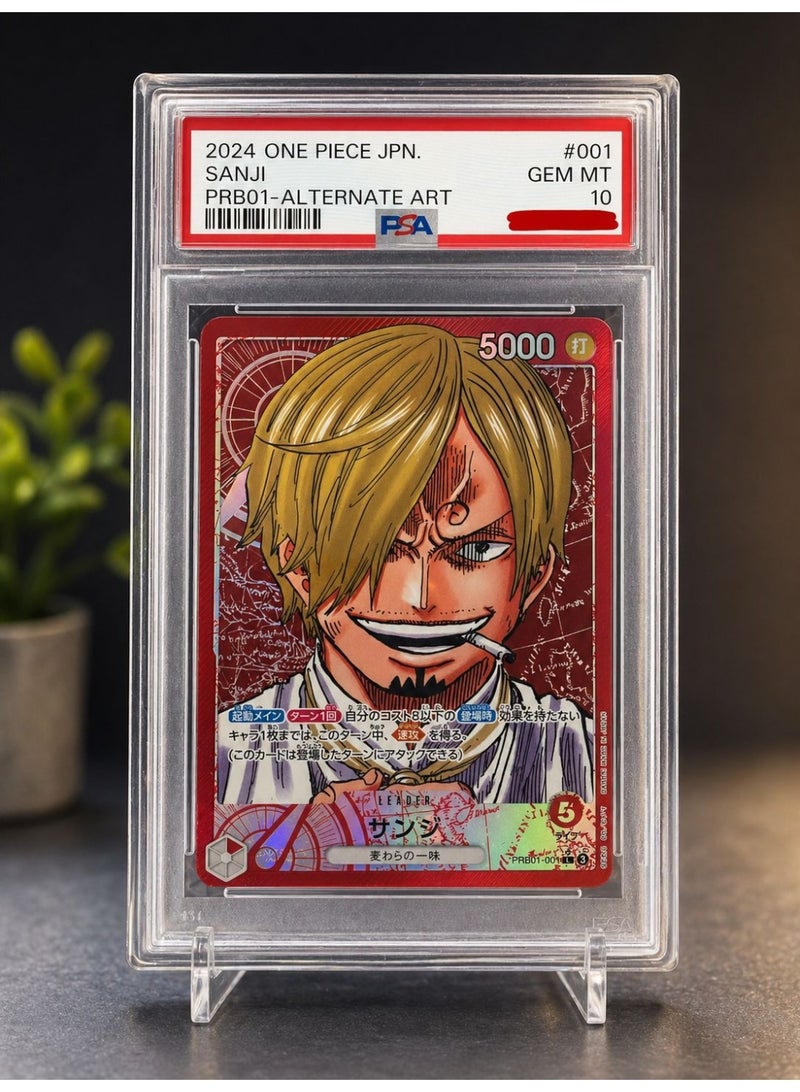 وان بيس One Piece PSA 10 Sanji Alternate Art PRB01 Japanese Card - Image 1