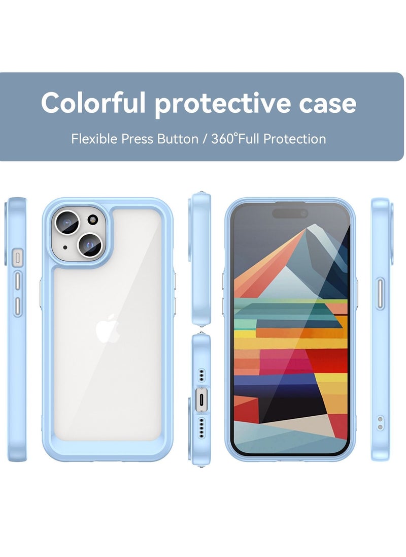 URBBKING - Protective Case Cover For Apple iphone 15 5G Blue - Image 1
