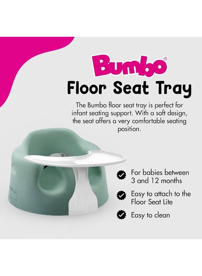 Bumbo Baby Floor Seat, Portable Infant Sit Up Activity & Eating Chair with Tray Accessory, Hemlock - Feeding and Sitting Lounger for Babies and Infants Ages 3 to 12 Months - Image 2