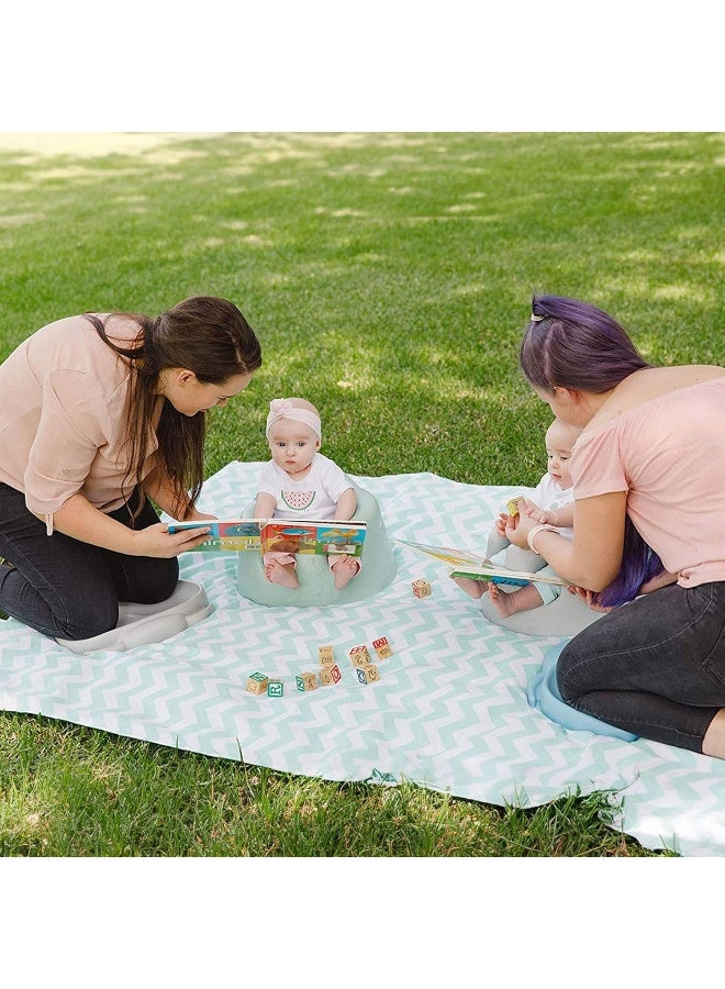 Bumbo Baby Floor Seat, Portable Infant Sit Up Activity & Eating Chair with Tray Accessory, Hemlock - Feeding and Sitting Lounger for Babies and Infants Ages 3 to 12 Months - Image 5