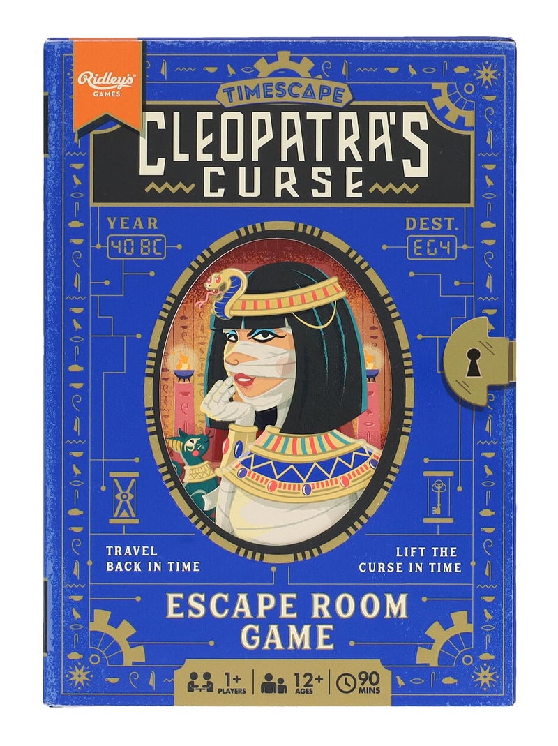 Ridley's Ridleys Games Timescape Cleopatras Curse an Escape Room Game  Brainteasers  Mystery Solving  Crack The Code  Game Night Favorites  Ages 12  90 Minute Gameplay  ReGift to Your Friends - Image 3
