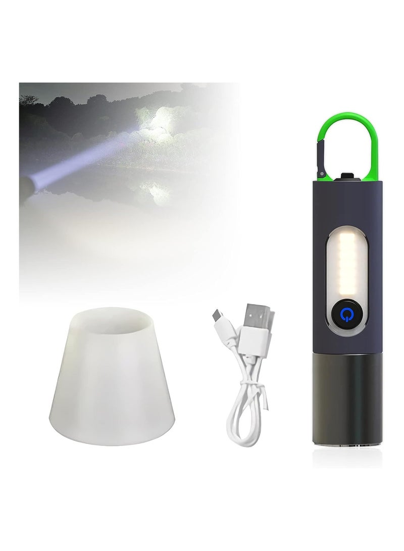 LED Flashlight, Rechargeable Flashlight, Ultra Compact LED Flashlight, Portable for Camping Hiking Outdoor Home Emergency - Image 1