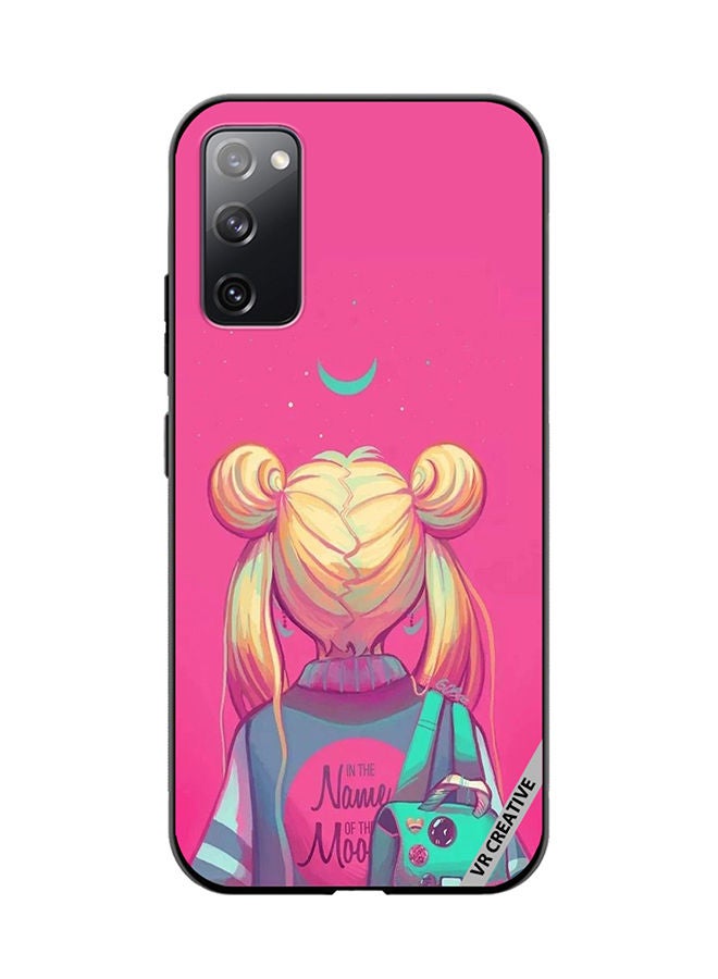 VR CREATIVE Protective Case Cover For Samsung Galaxy S20 FE 5G In The Name Of The Moon Design Multicolour - Image 1