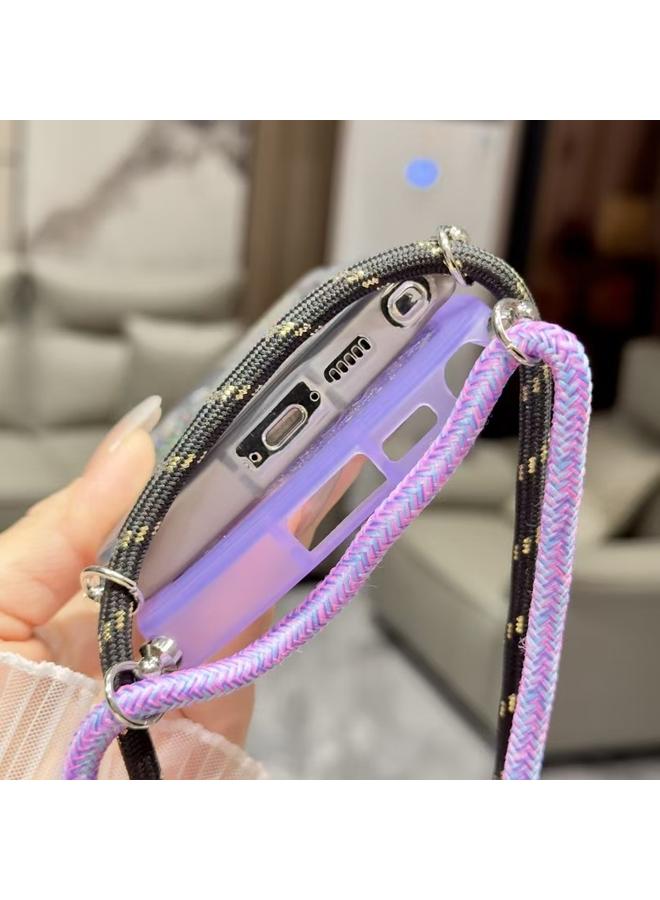 اس-توب جراب لهاتف Samsung Galaxy S24 Ultra 5G Crossbody Wave Edge Butterfly TPU - Image 5