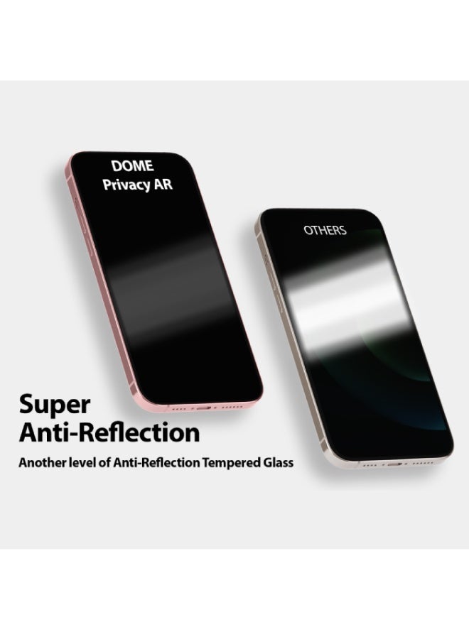 Whitestone DOME GLASS AR Privacy Screen Protector for iPhone 16 Pro - Image 3