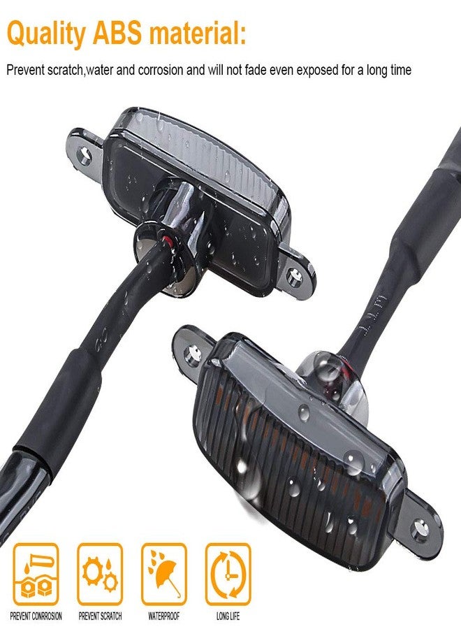 Sidaqi 6LED 18W Amber Car Front Grille Warning Lights Amber Daytime Running Lights DRL Front Bumper Cover Lamp Fit for SUV Fo-rd F-150 Raptor 2014-2020 Waterproof - Image 5