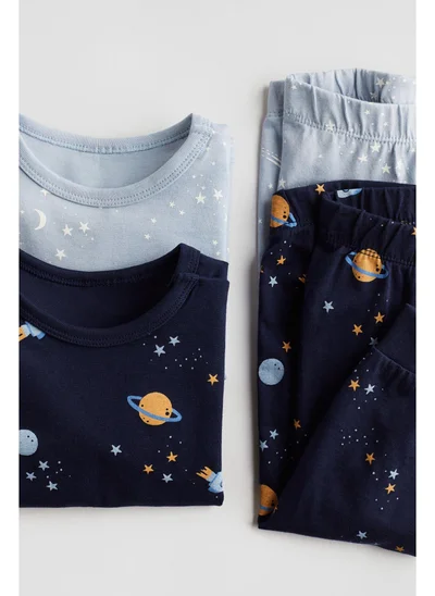H&M 2-pack printed cotton pyjamas