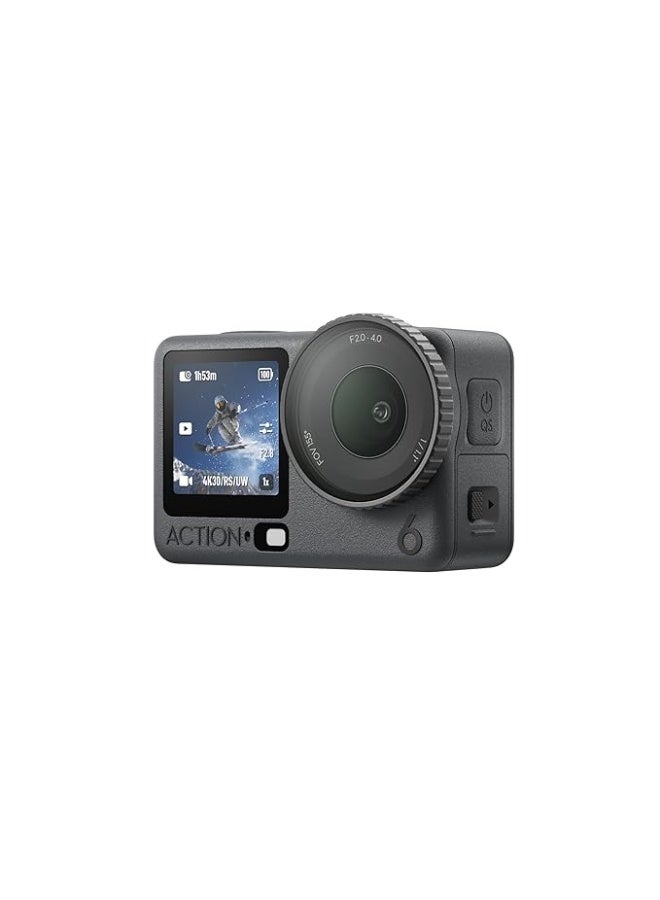 Osmo DJI Osmo Action 6 Adventure Combo, Action Camera with 1/1.1" Square Sensor, Variable Aperture of f/2.0–f/4.0, Cold-Resistant, 4hrs Battery, Action Camera 4K Ideal for Quick Capture of Exciting Moments - Image 2