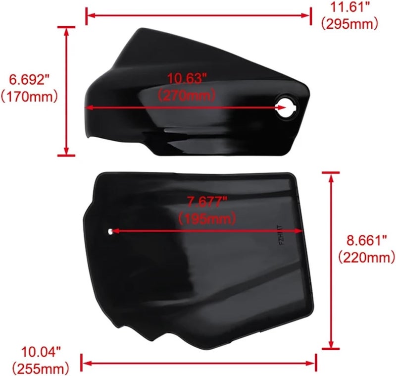 Wivplex Motorcycle Battery Side Cover for Yamaha Dragstar Vstar XVS1100 - Image 2