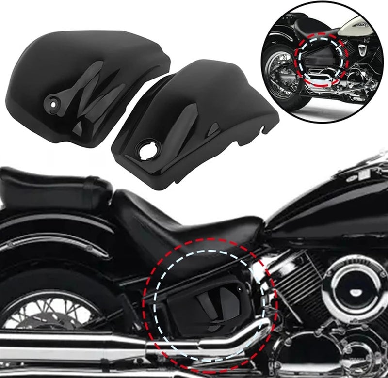Wivplex Motorcycle Battery Side Cover for Yamaha Dragstar Vstar XVS1100 - Image 5