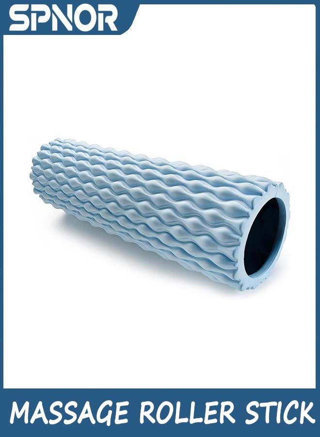 Spnor Textured Foam Rollers, Massage Roller Stick, For Muscle High Density Back Pain Relief & Recovery In Legs Arms, Hollow Exercises - Image 1