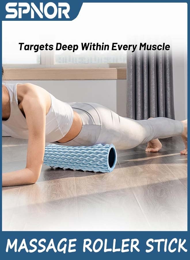 Spnor Textured Foam Rollers, Massage Roller Stick, For Muscle High Density Back Pain Relief & Recovery In Legs Arms, Hollow Exercises - Image 5