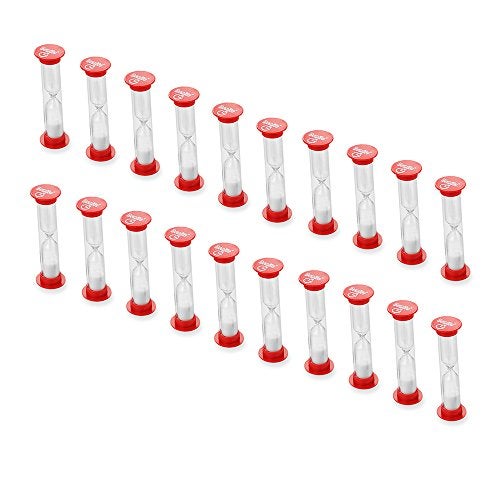 Dsmile 1 Minute Sand TIMERS Set of 20 - Image 1