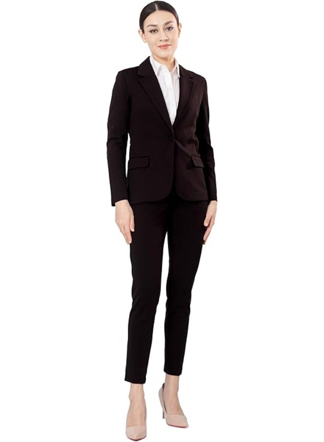 Marycrafts Women’s Two Piece Suits – Business Blazer Pant Suit Set, Professional Work Outfit for Office - Image 4